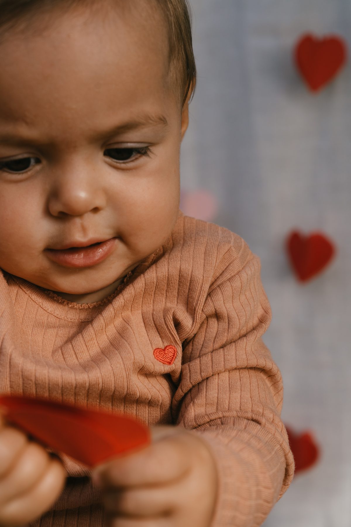 A Tiny Story - baby t shirt long sleeve - dusty coral - Afbeelding 3