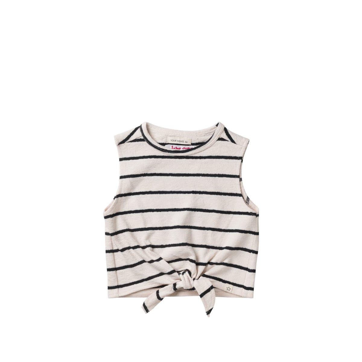 Your Wishes - Stripes Front Tie Singlet