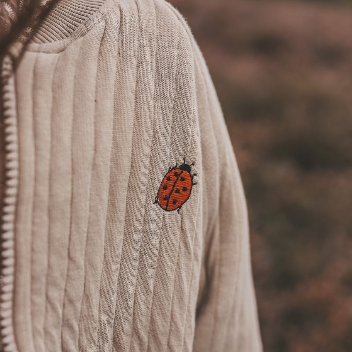 Your Wishes - Ladybug Quilted Jacket Dune - Afbeelding 2