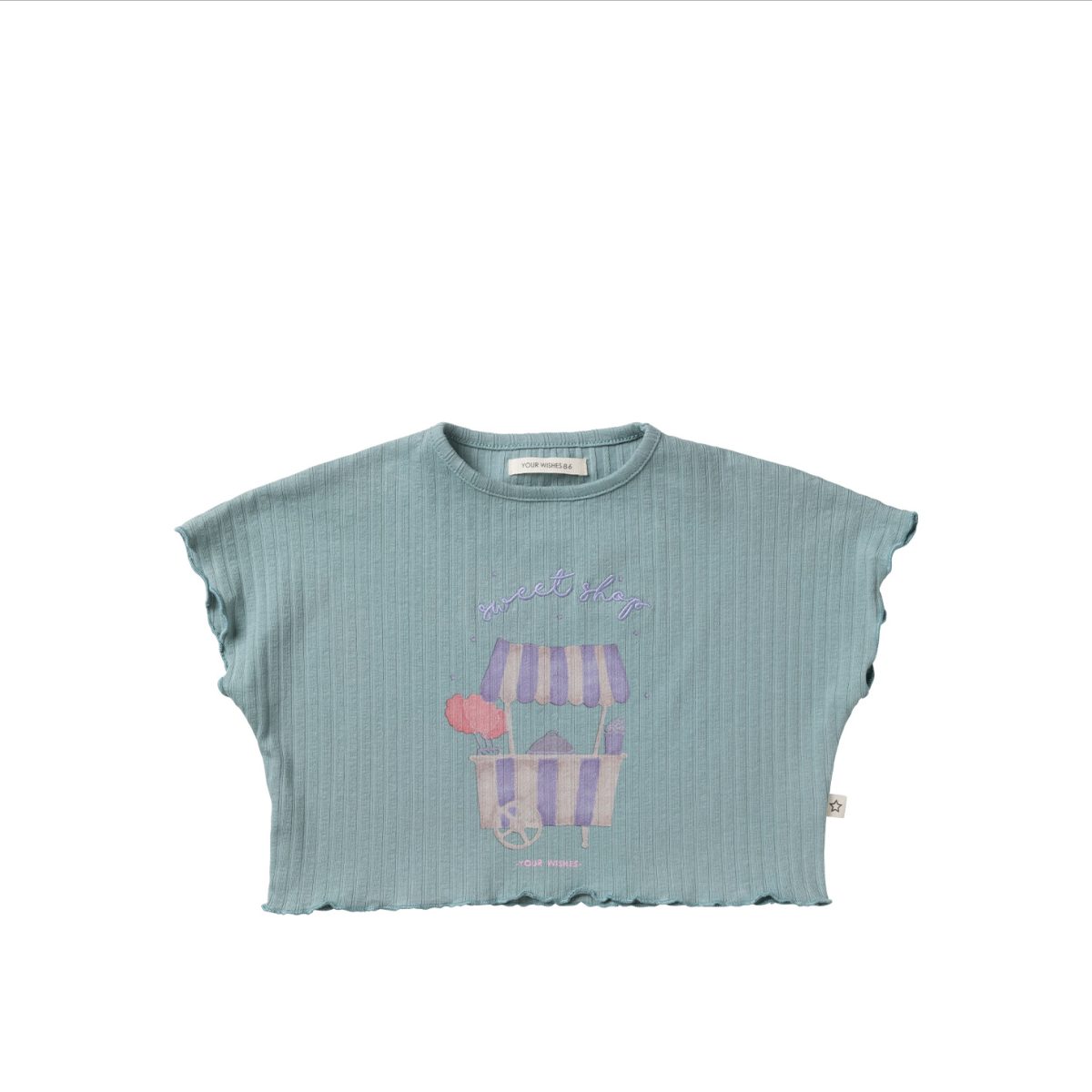 Your Wishes - Twin Rib Shortsleeve Mint