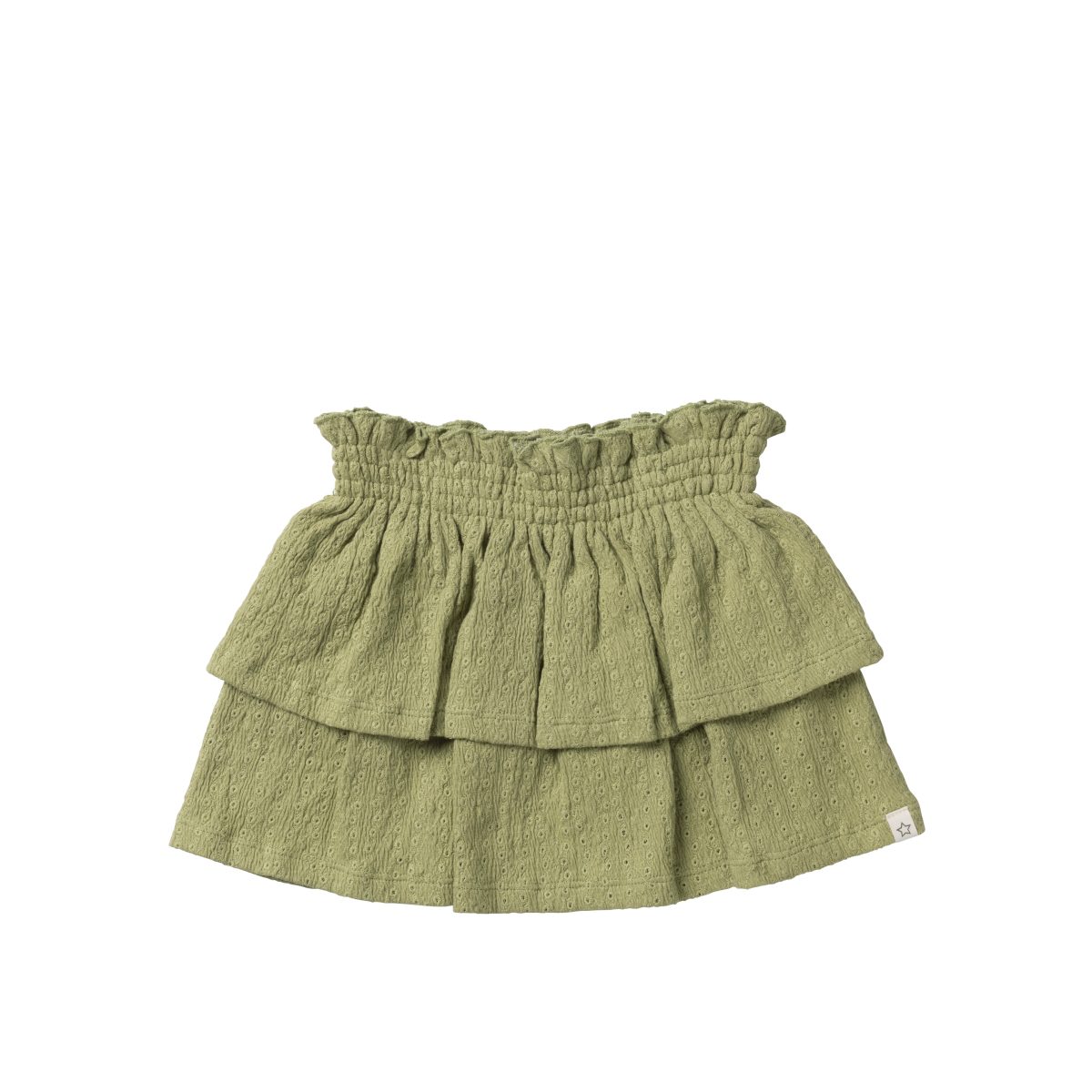 Your Wishes - Broderie Ruﬄe Skirt