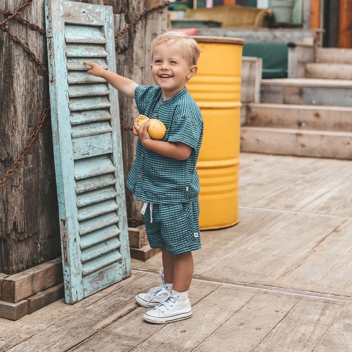 Your Wishes - Twill Check Summer Shorts - Afbeelding 4