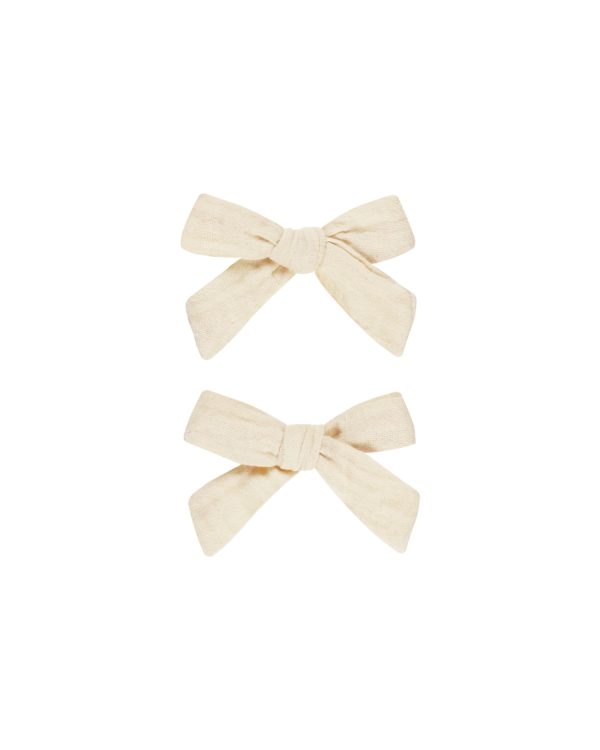 Rylee & Cru - Bows Set Of 2 Natural