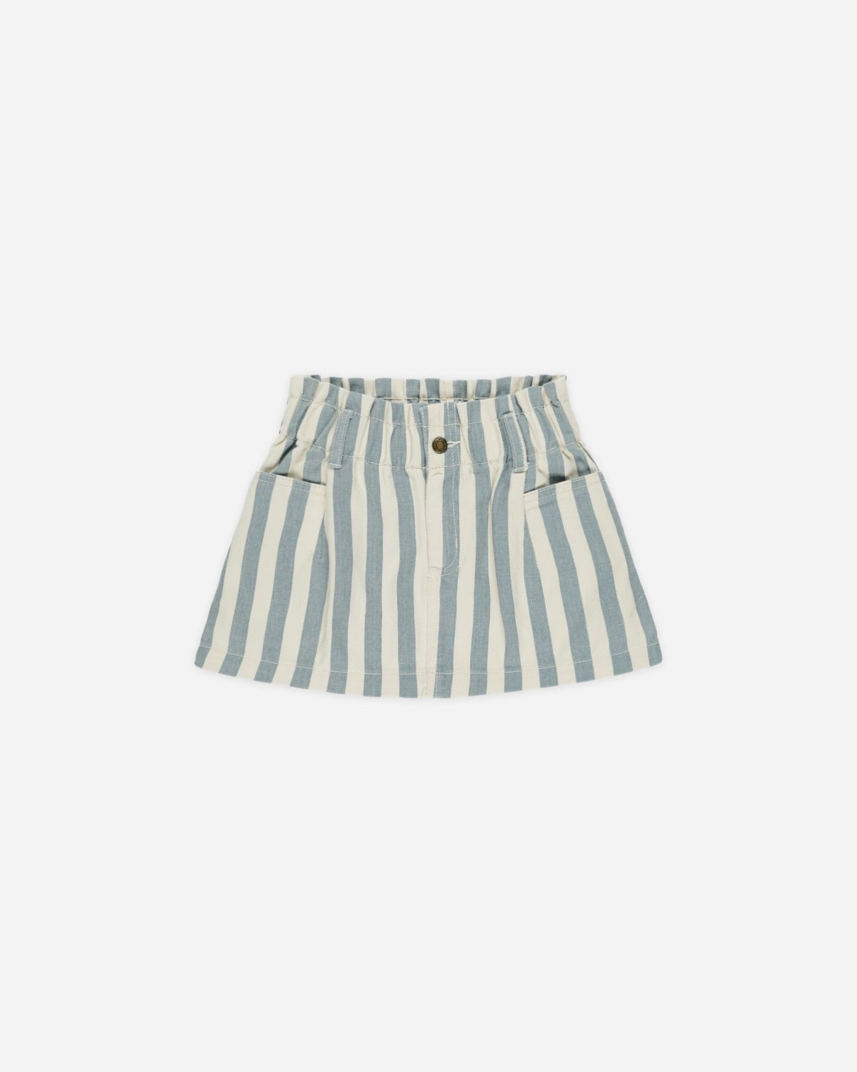 Rylee & Cru - Denim Mini Skirt Ocean Stripe
