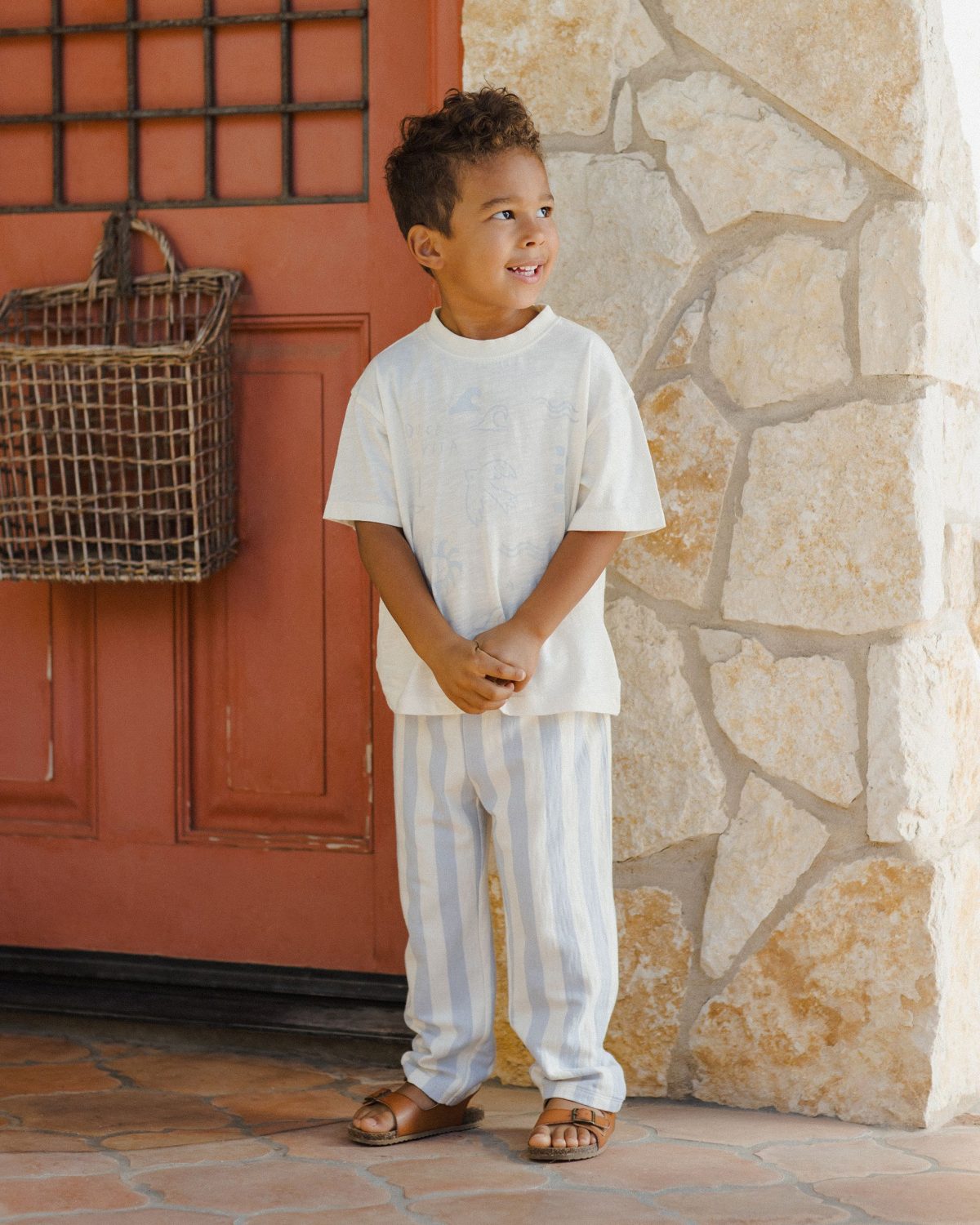 Rylee & Cru - Rory Pant Blue Stripe - Afbeelding 2