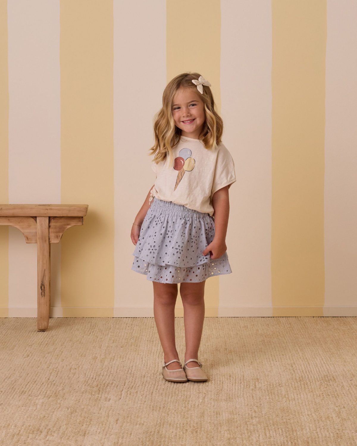 Rylee & Cru - Cropped Cinched Tee Gelato - Afbeelding 3