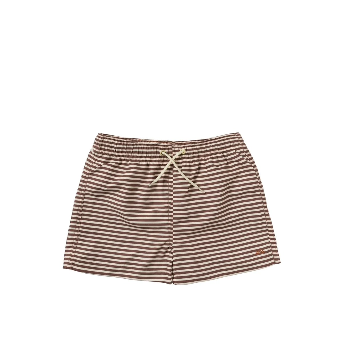 Salted Stories - Shawn Rib Stripe Carob Brown