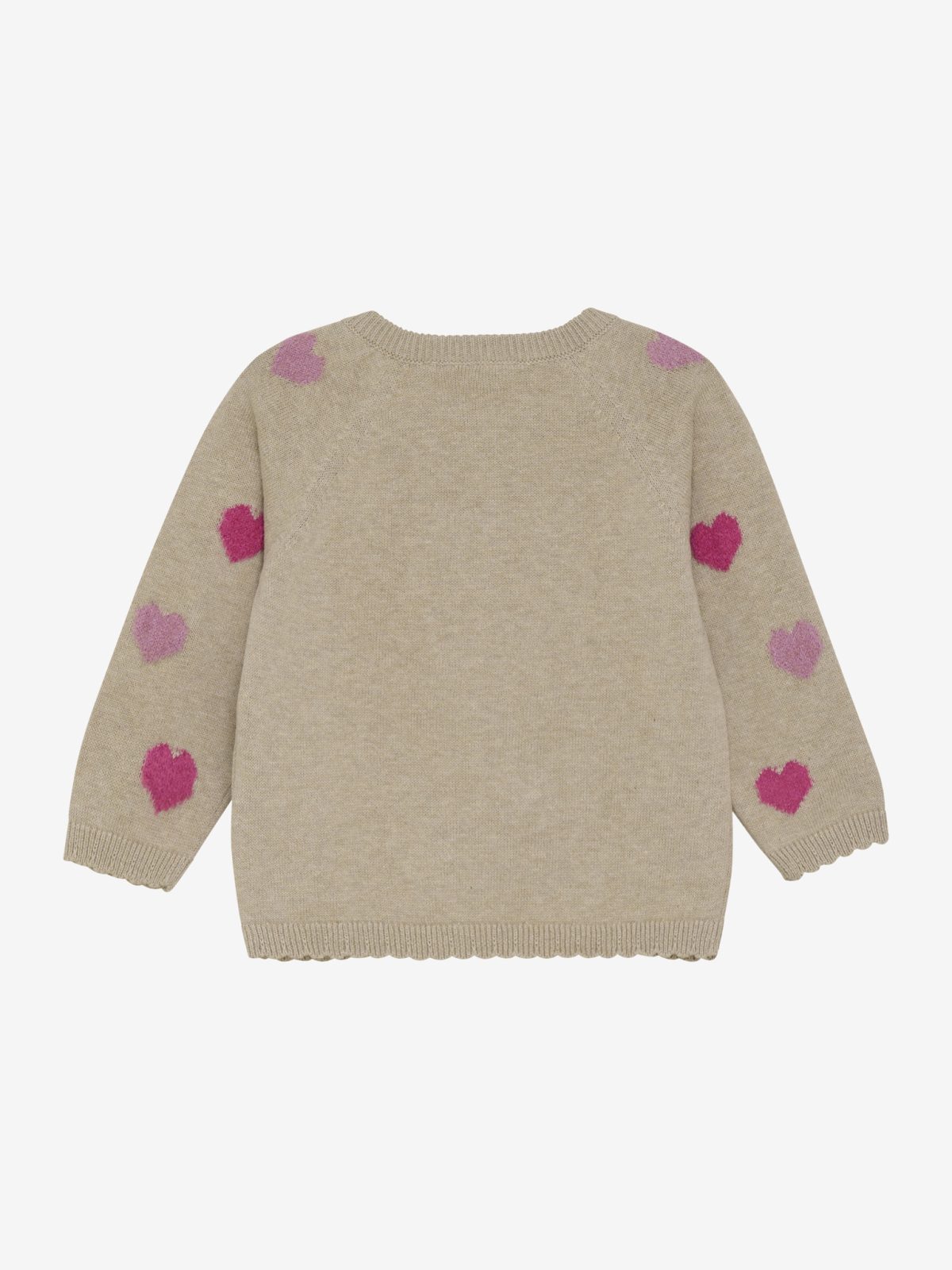Minymo - Cardigan Knit - Beige Melange - Afbeelding 2