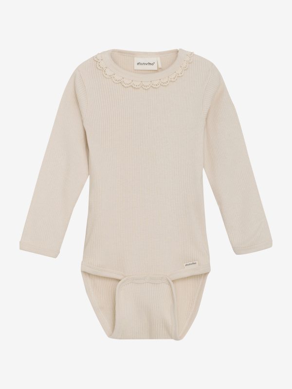 Minymo - Body LS Rib - Sandshell