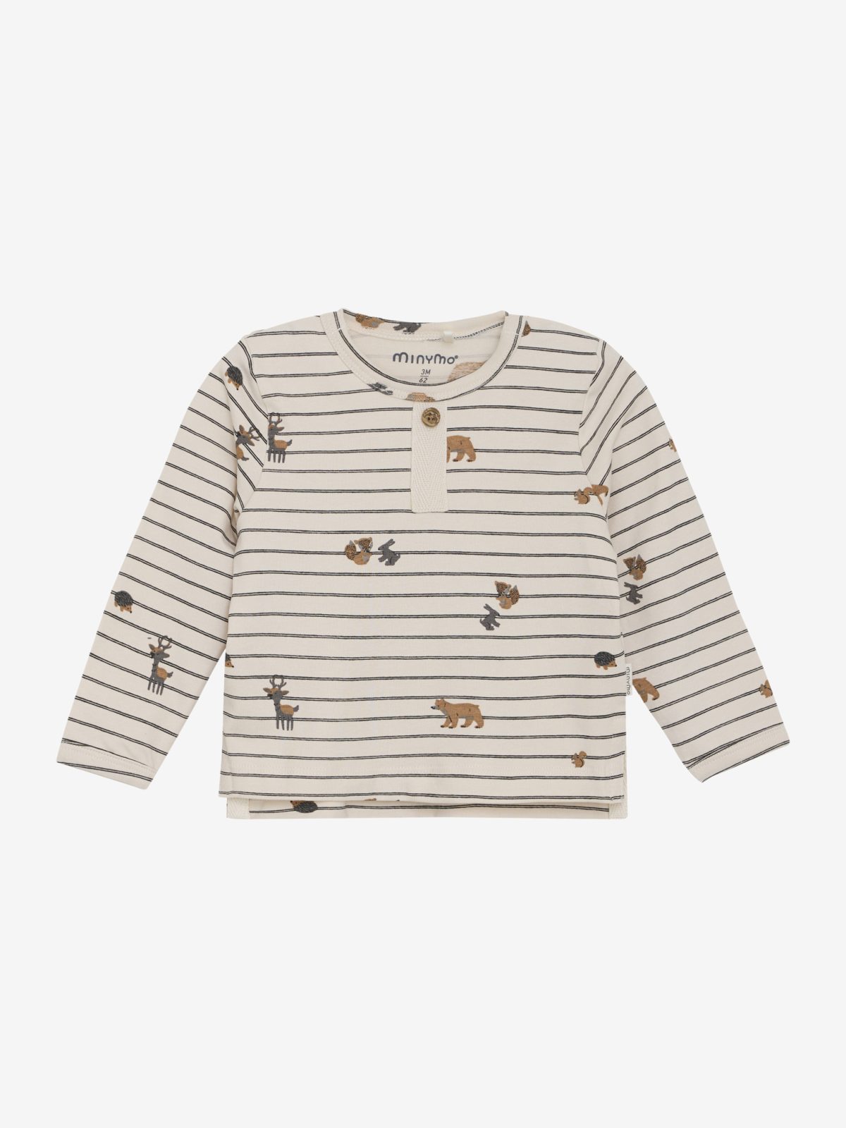 Minymo - T-shirt LS AOP - Sandshell