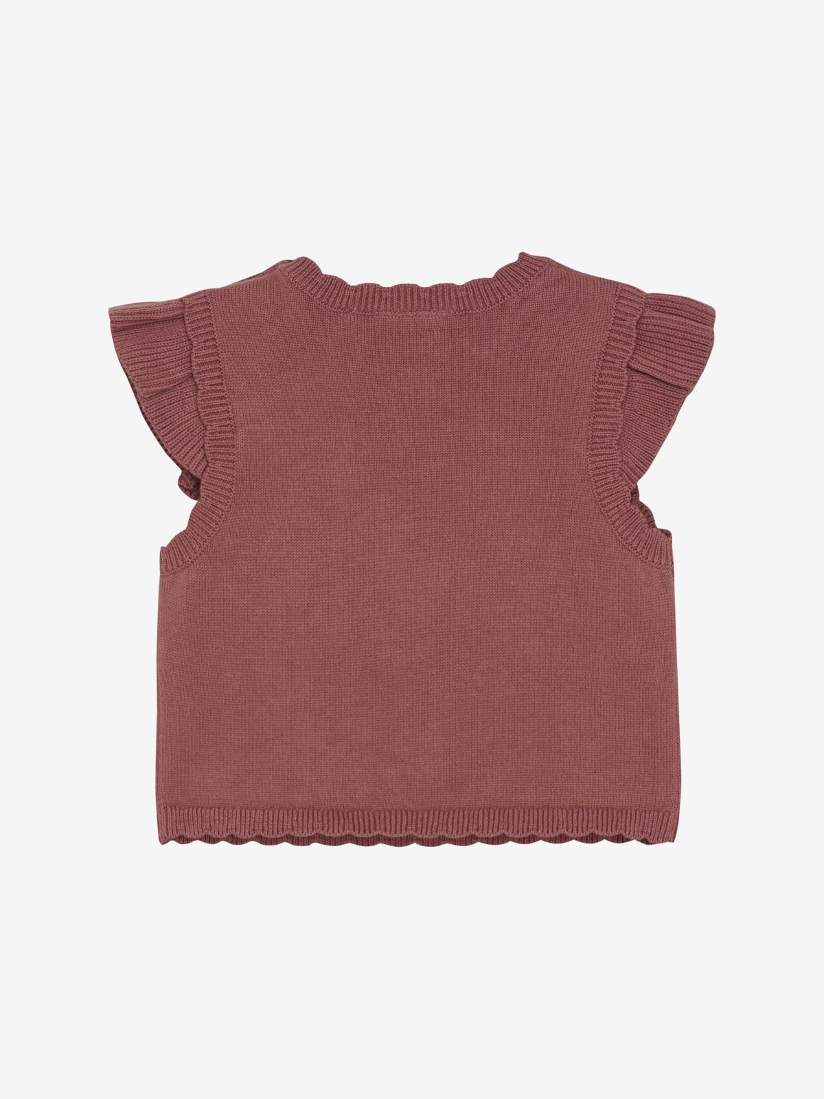 Minymo - Vest Knit - Withered Rose - Afbeelding 4