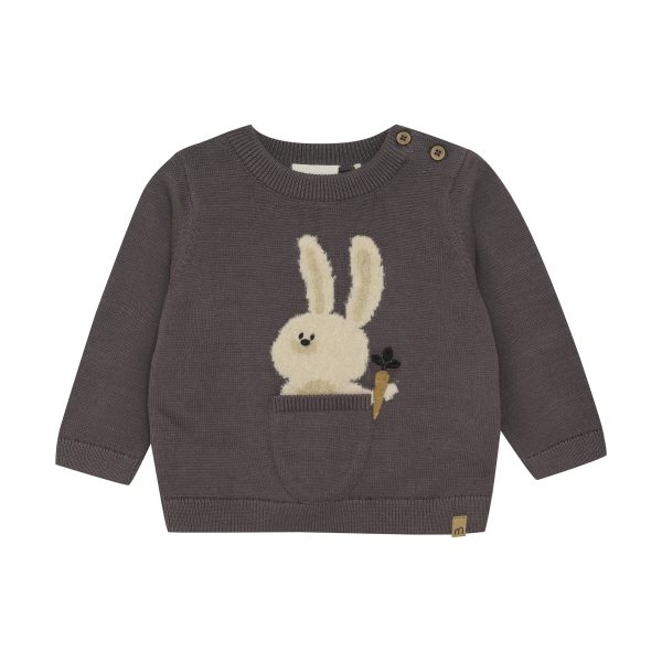 Minymo - Pullover Knit - Dark Gull Grey
