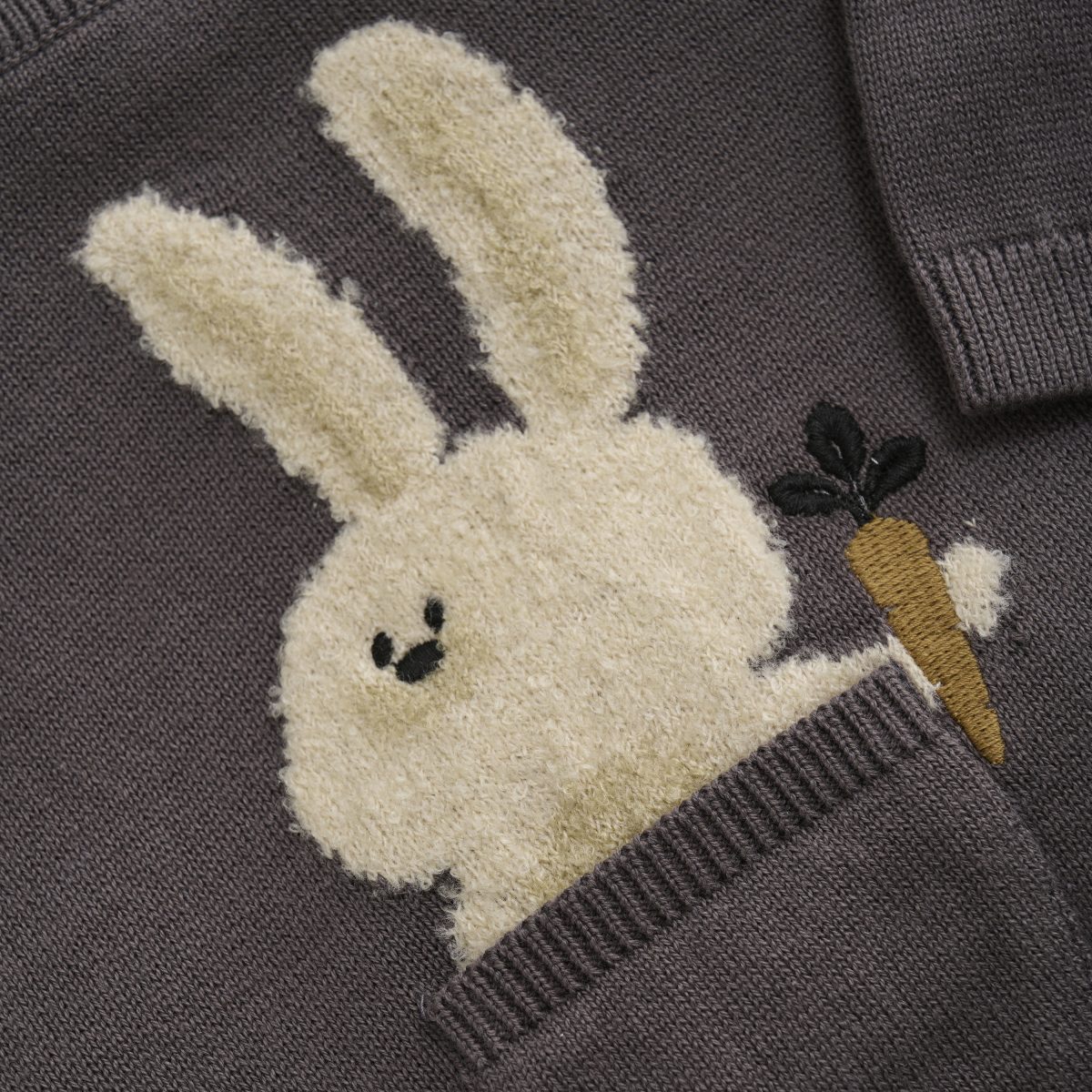 Minymo - Pullover Knit - Dark Gull Grey - Afbeelding 2