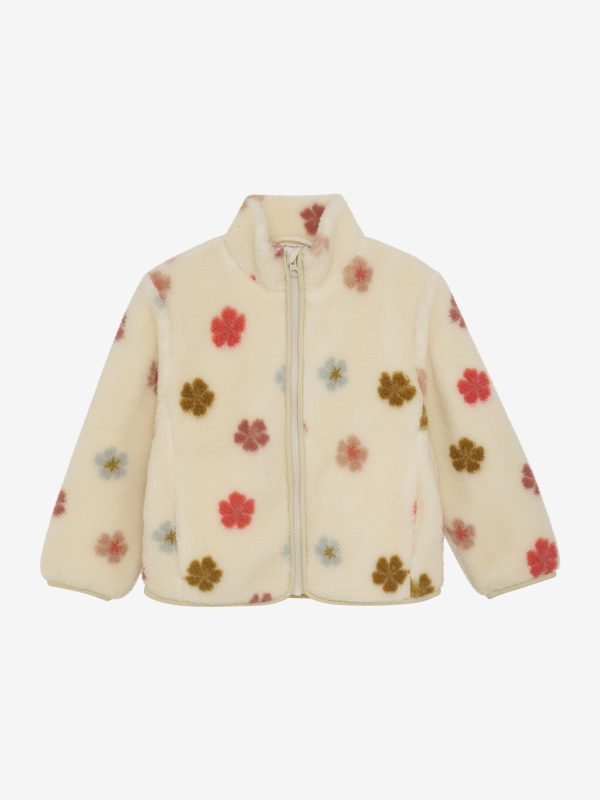 Minymo - Teddy Jacket AOP w. Lining 124050 - 2015 - Sandshell