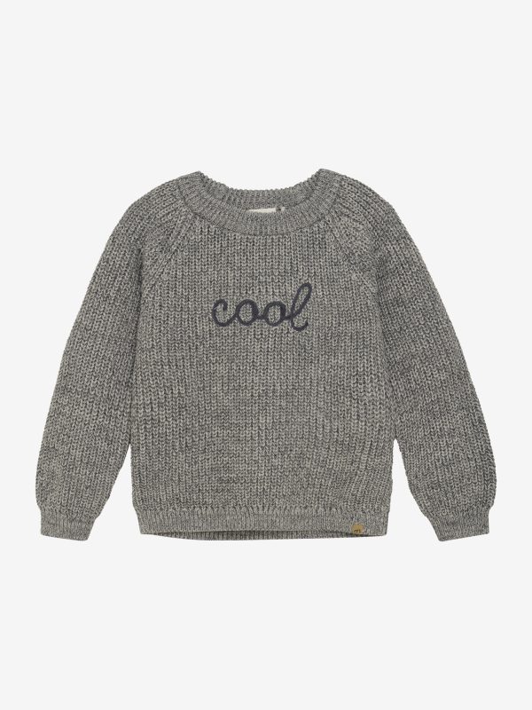 Minymo - Pullover Knit  - Dark Gull Grey