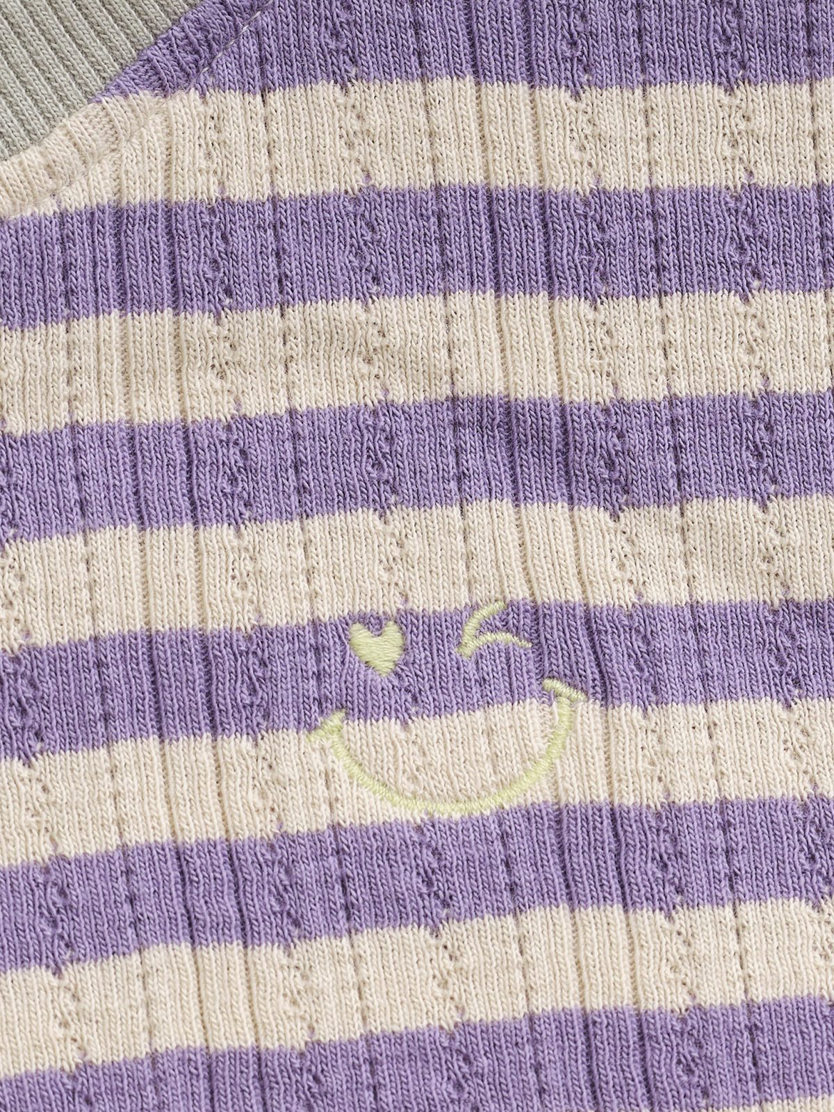 Daily Seven - T-shirt Longsleeve Stripe Purple - Afbeelding 4