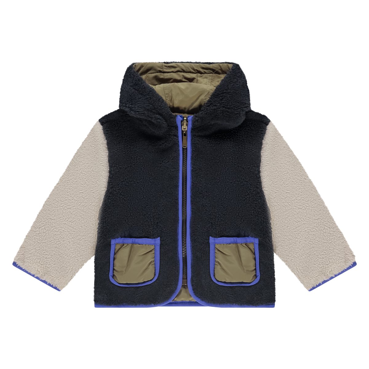 Babyface - Baby boys teddy jacket Reversible