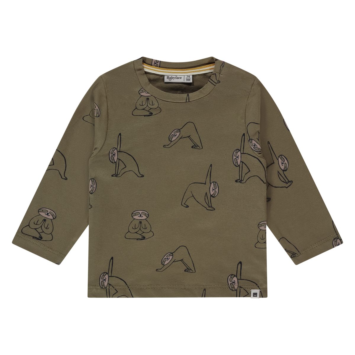 Babyface - Baby boys t-shirt long sleeve Army