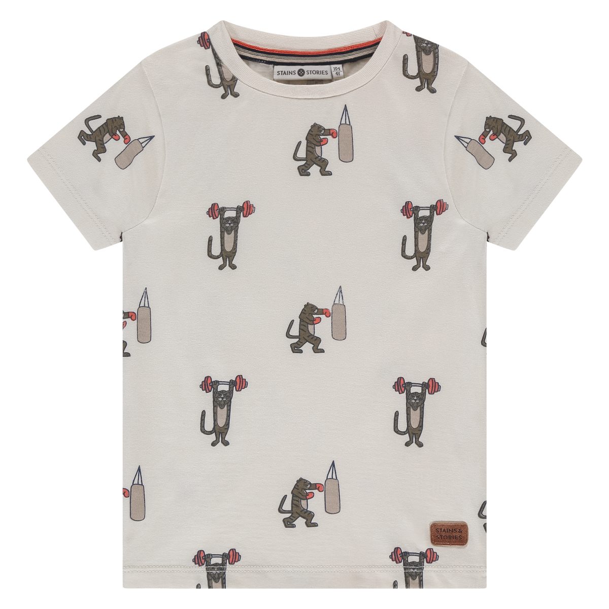 Stains & Stories - Boys t-shirt short sleeve Off white