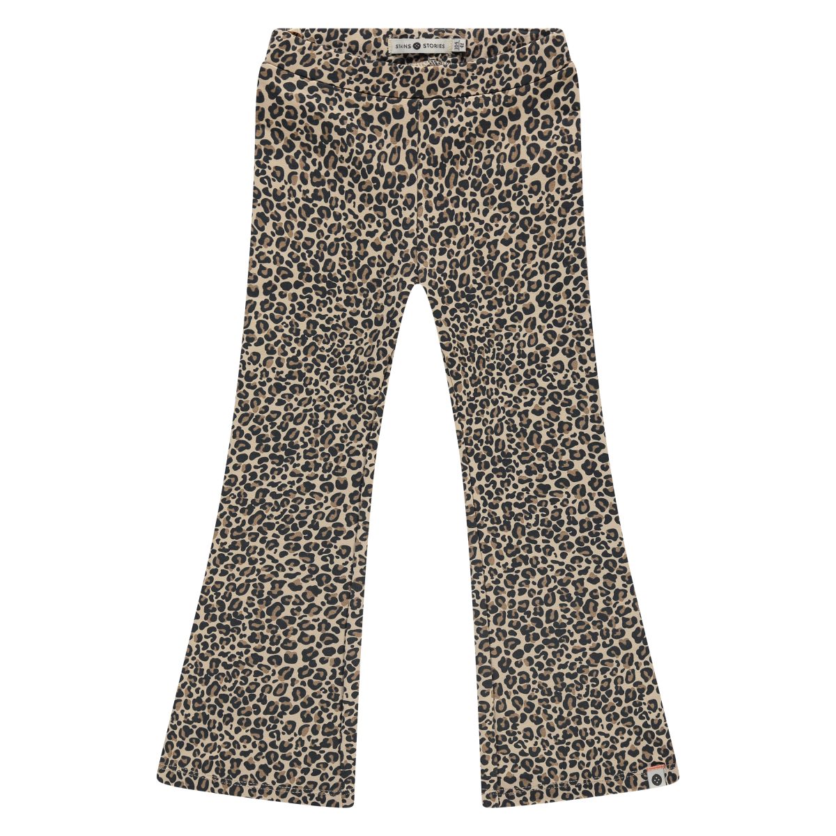 Stains & Stories - Girls flared pants Beige Leo