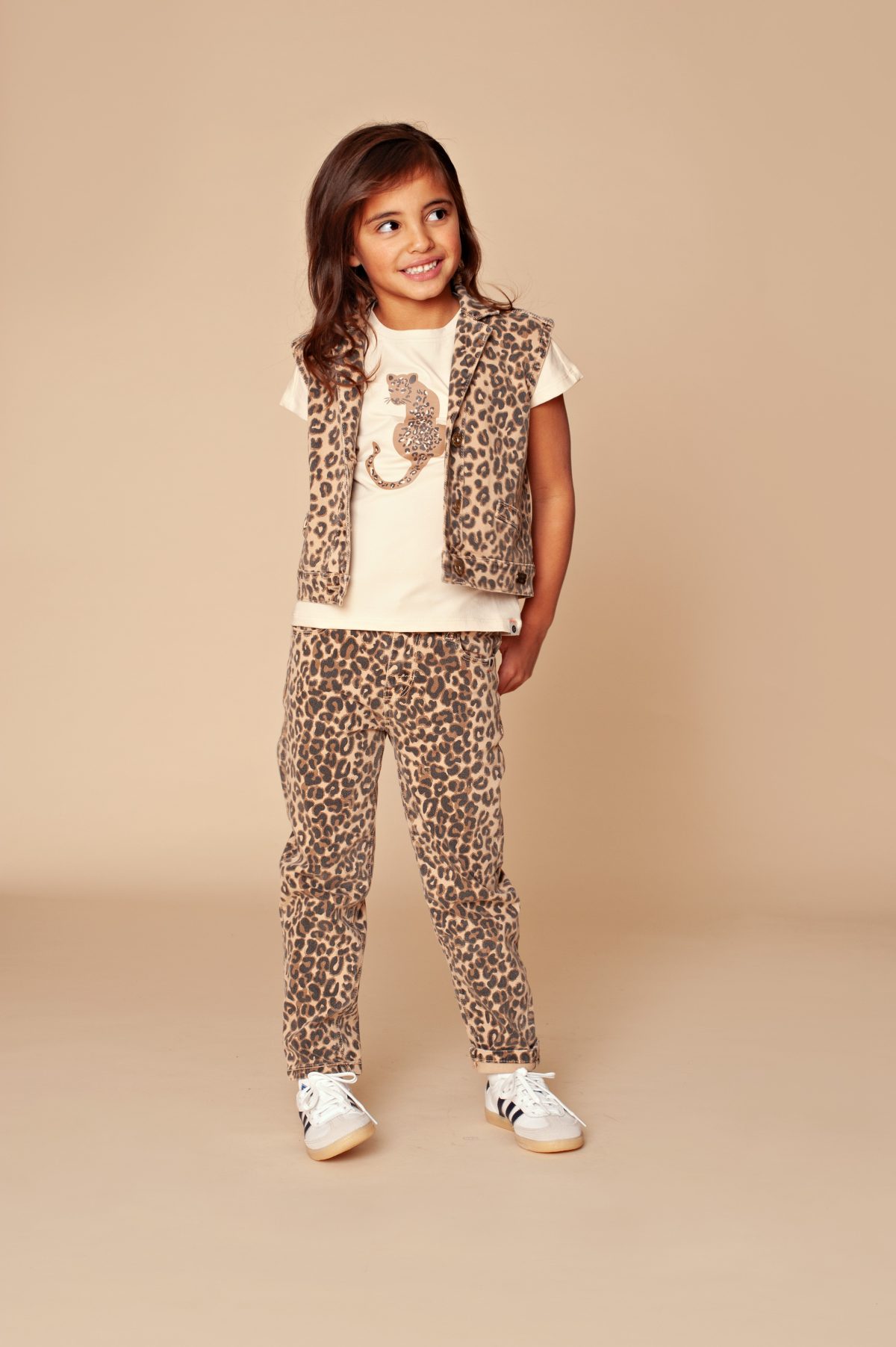 Stains & Stories - Girls t-shirt long sleeve Cream - Afbeelding 2