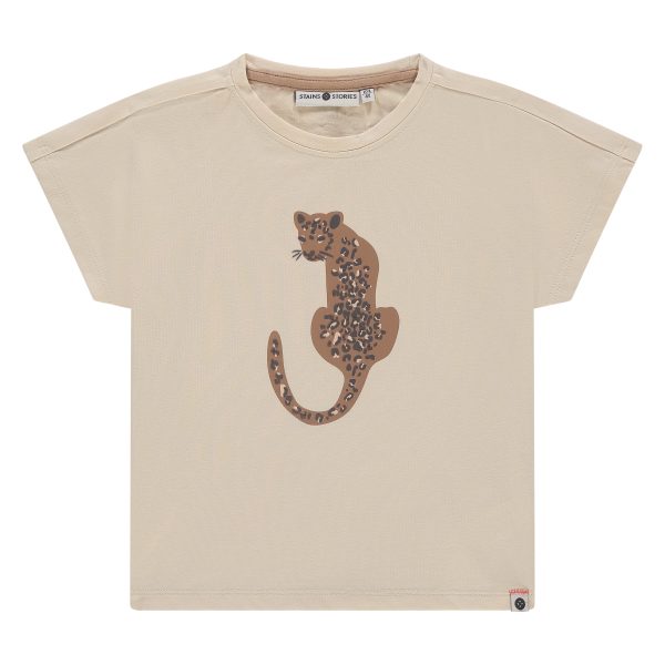 Stains & Stories - Girls t-shirt long sleeve Cream