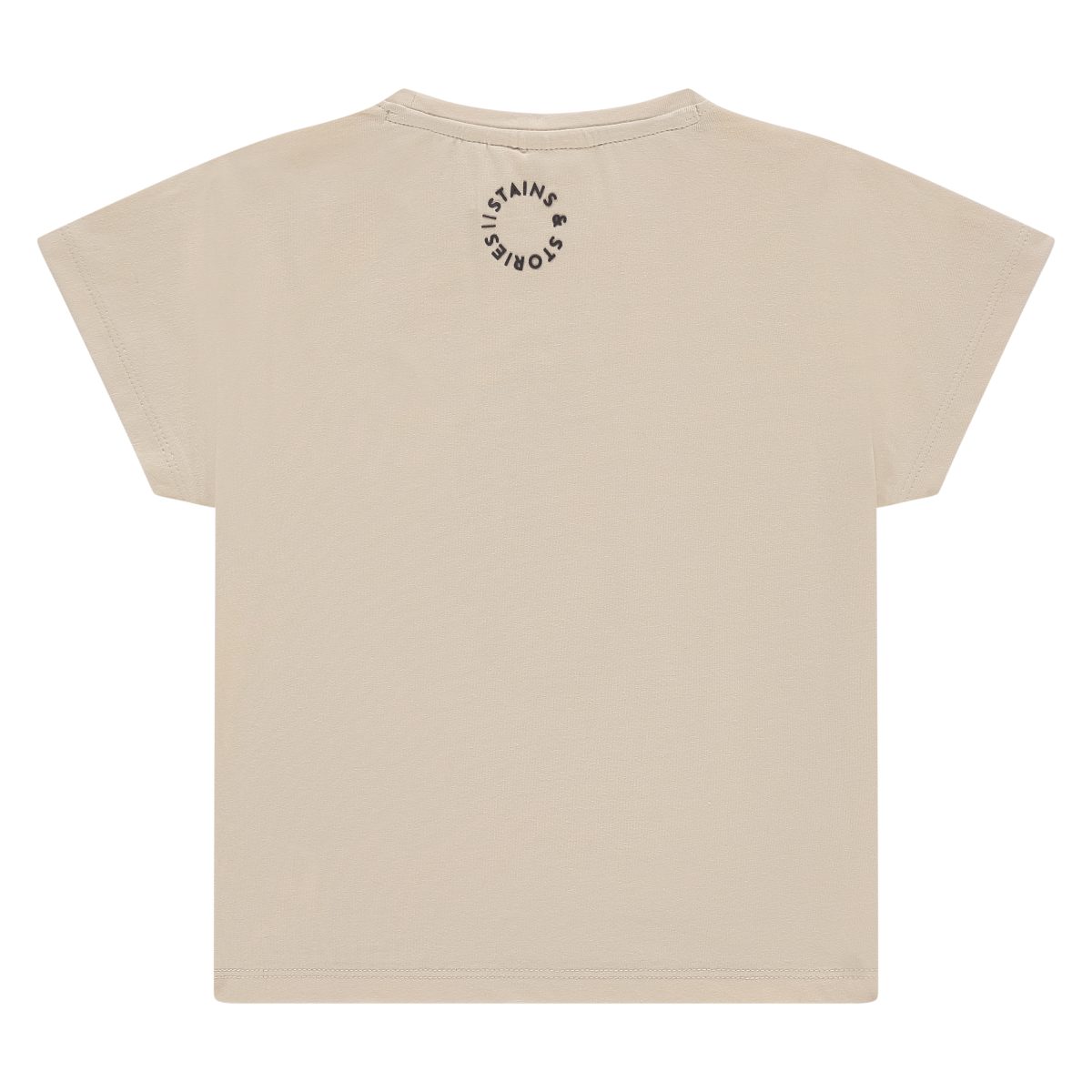Stains & Stories - Girls t-shirt long sleeve Cream - Afbeelding 3