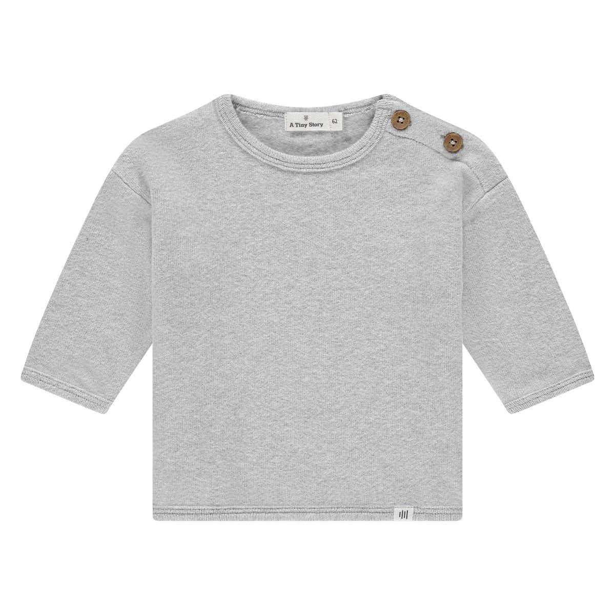 A Tiny Story - Baby Pullover Light grey melange