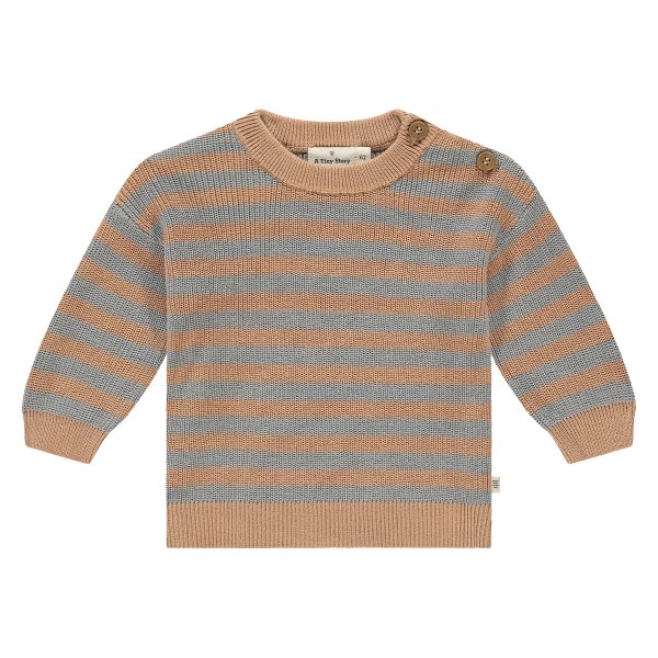 A Tiny Story - Baby Pullover Cookie Stripes