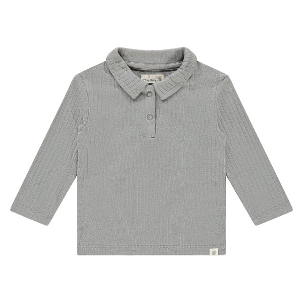 A Tiny Story - Baby t-shirt long sleeve Steel
