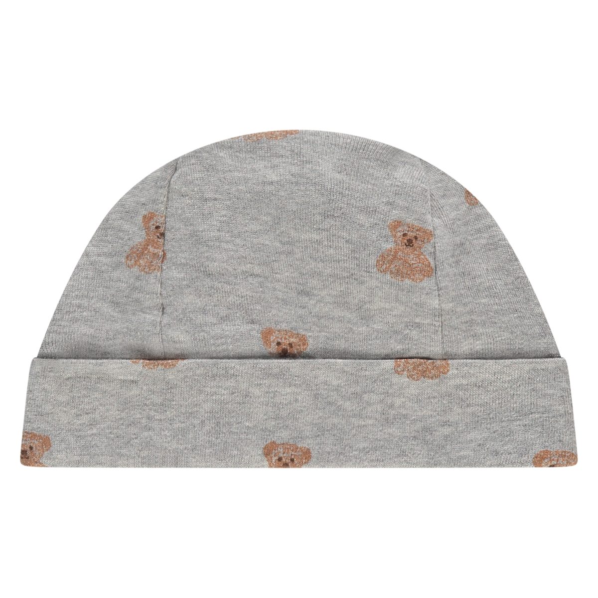 A Tiny Story - baby hat Light grey melange Bears - Afbeelding 3