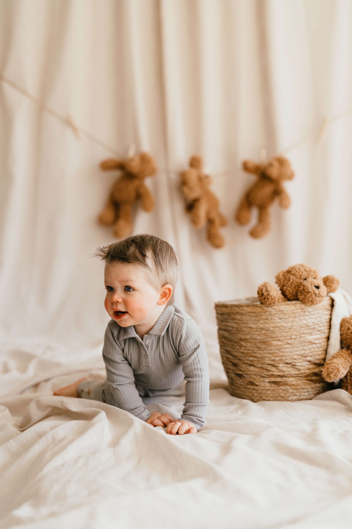 A Tiny Story - Baby t-shirt long sleeve Steel - Afbeelding 2