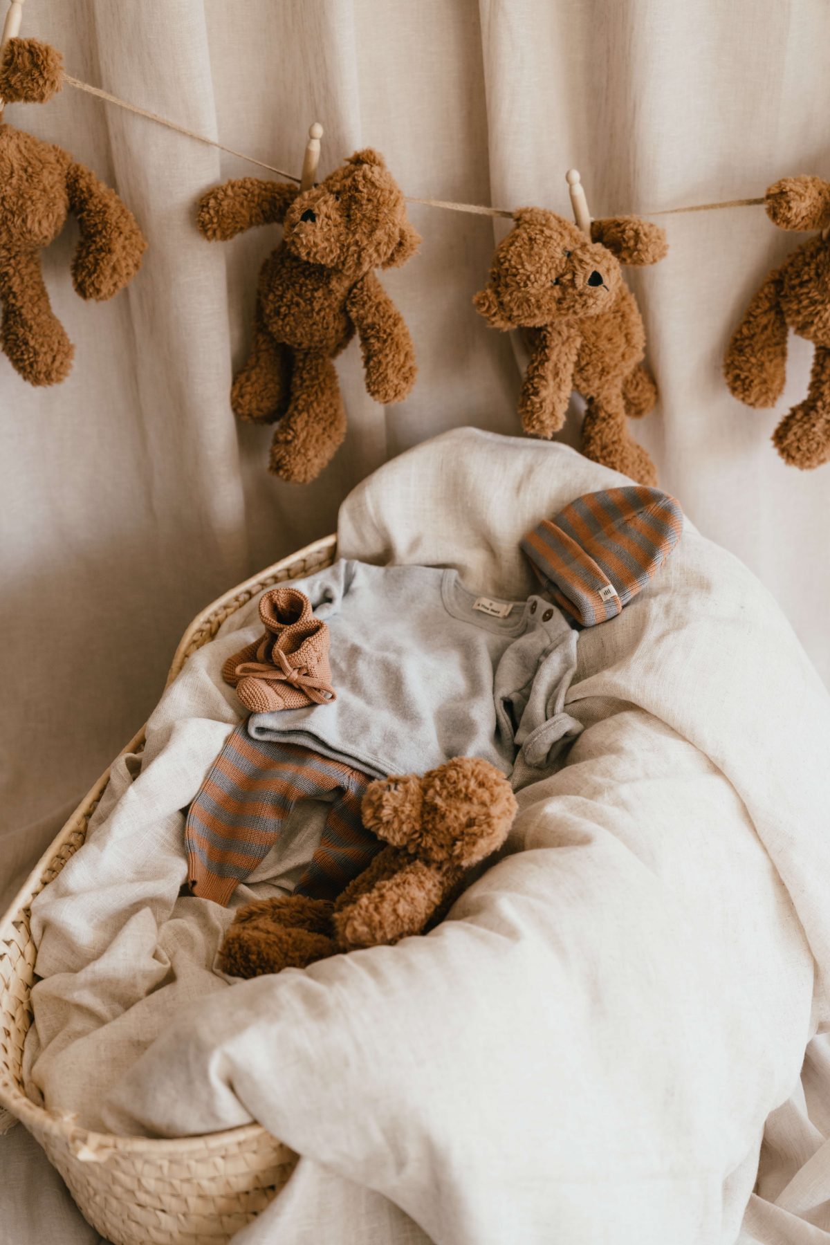 A Tiny Story - Baby Pullover Light grey melange - Afbeelding 4