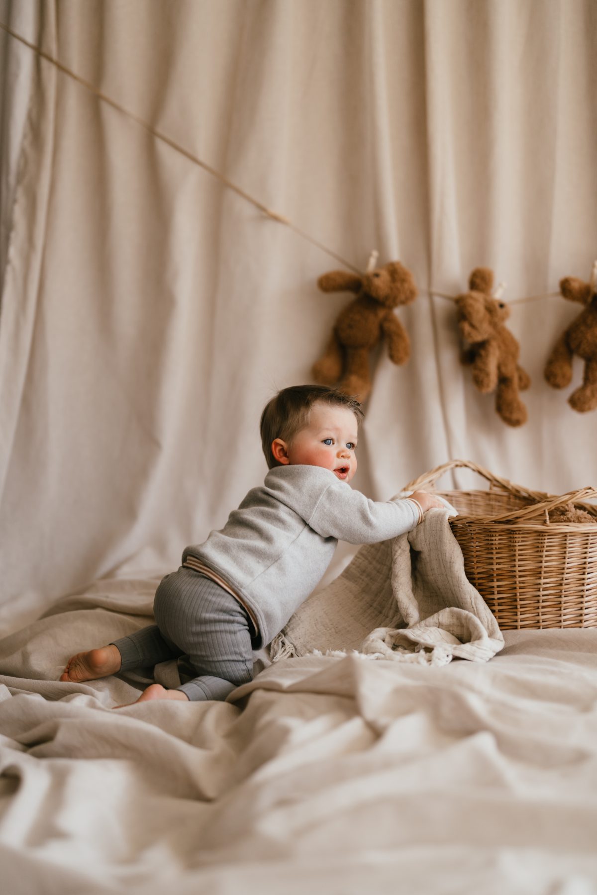 A Tiny Story - Baby pants Steel - Afbeelding 2