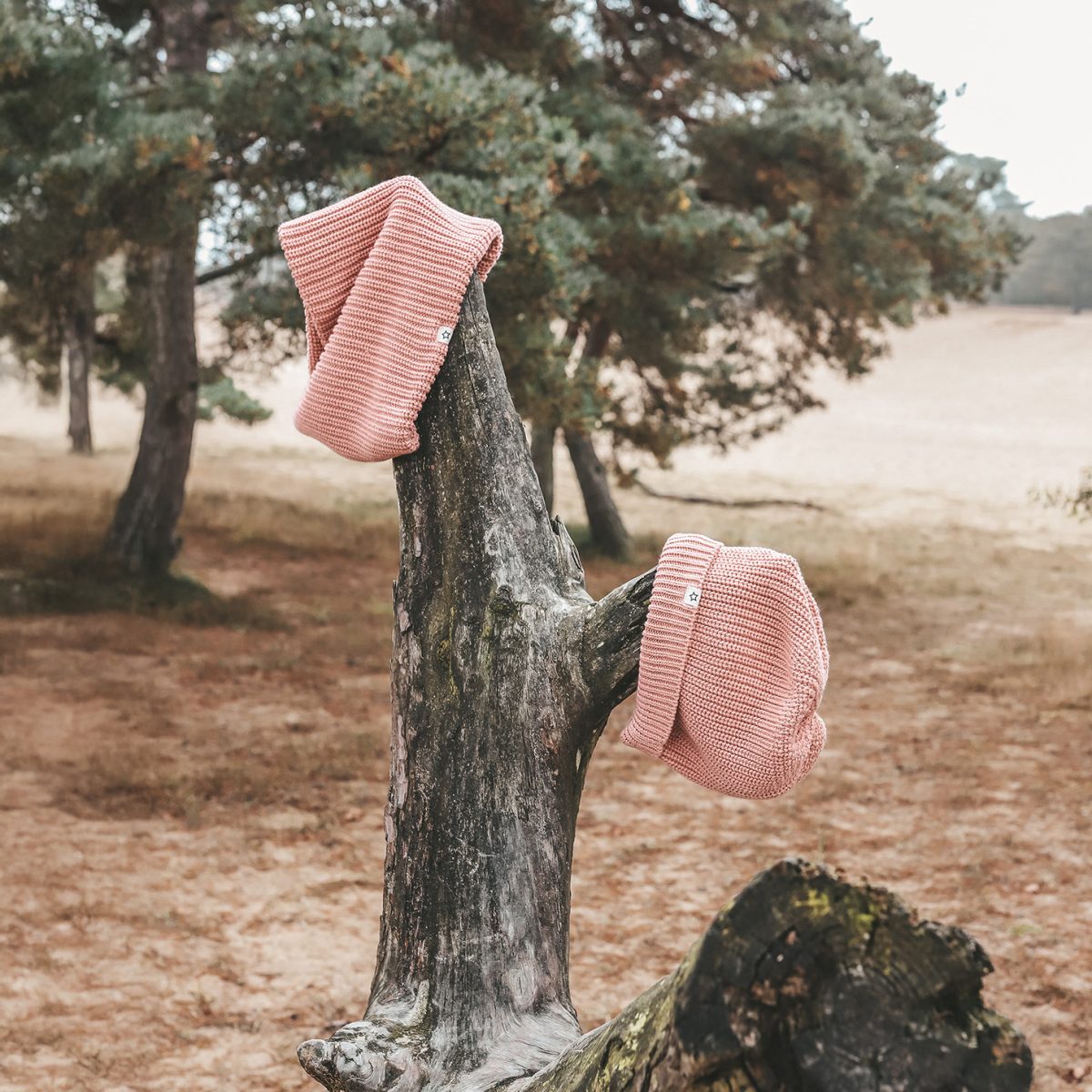 Your Wishes - Solid | Knitted Scarf Rose Dawn - Afbeelding 3