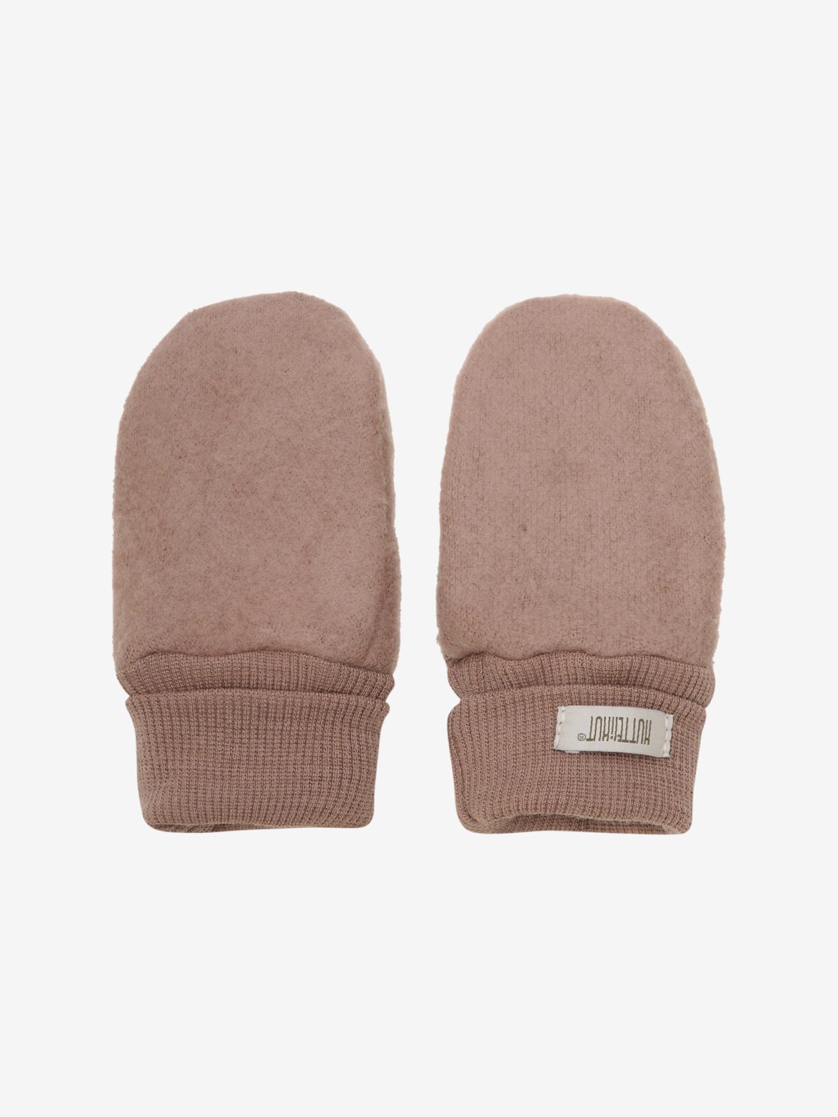 HUTTEliHUT - Mittens Wool Fleece 2-layer rose