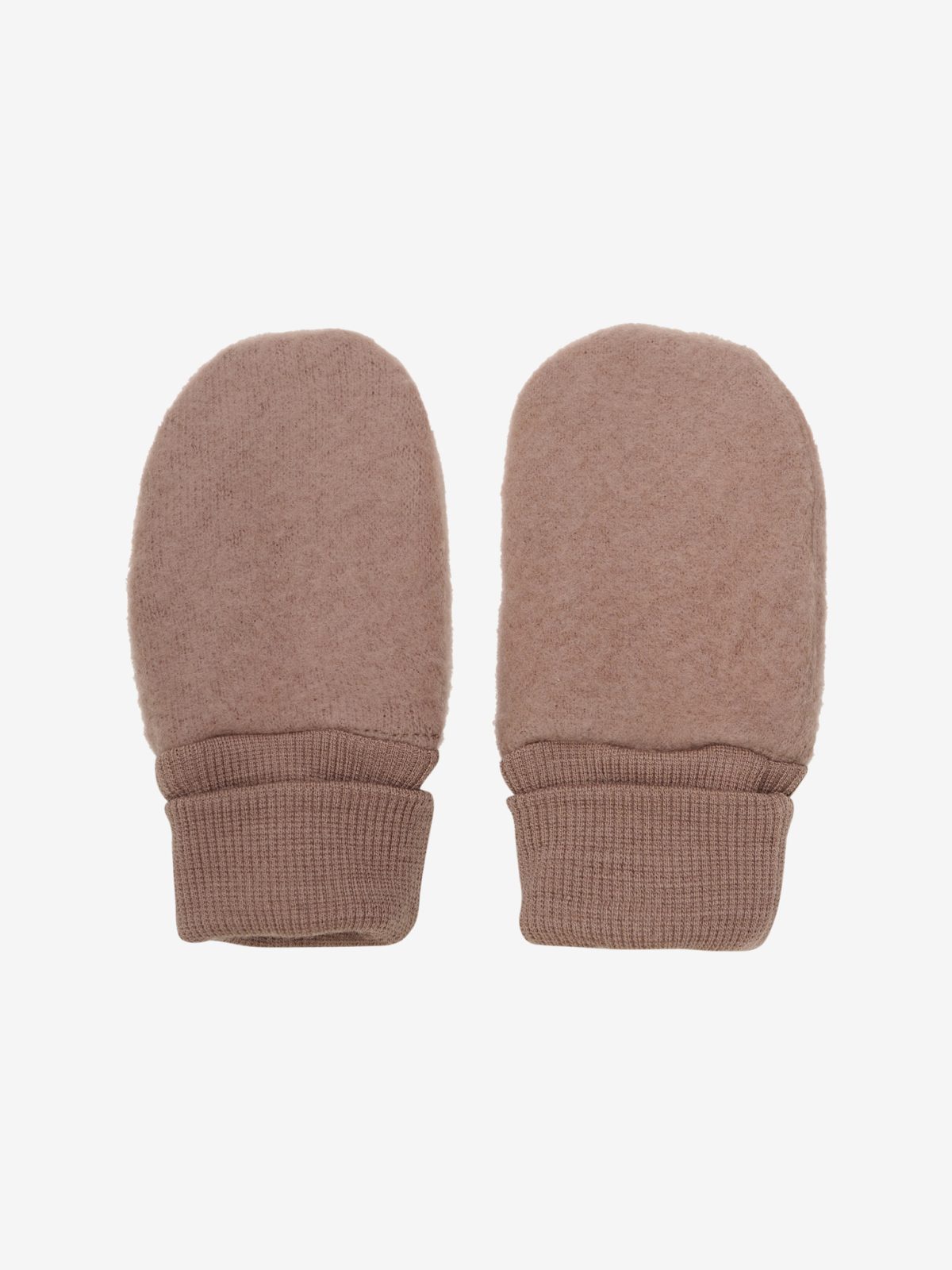 HUTTEliHUT - Mittens Wool Fleece 2-layer rose - Afbeelding 3