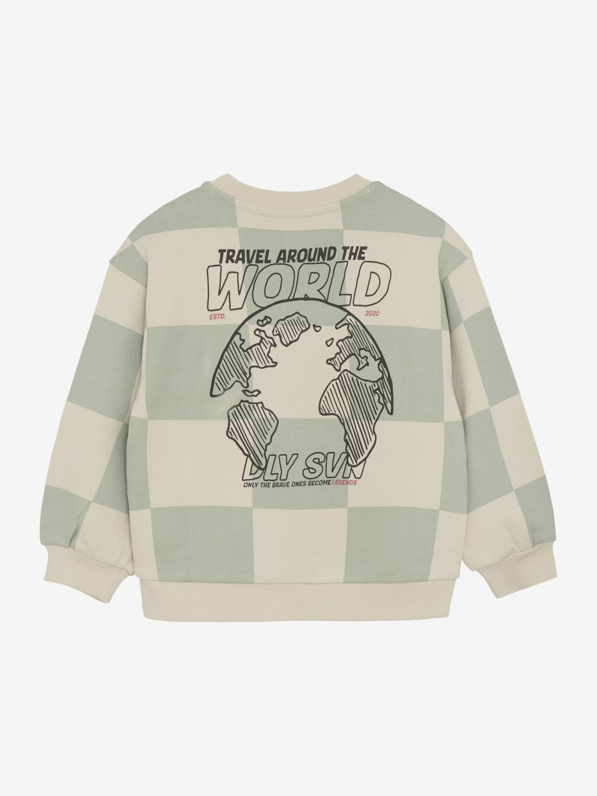 Daily Seven - Oversized Sweater Check Print - Afbeelding 4