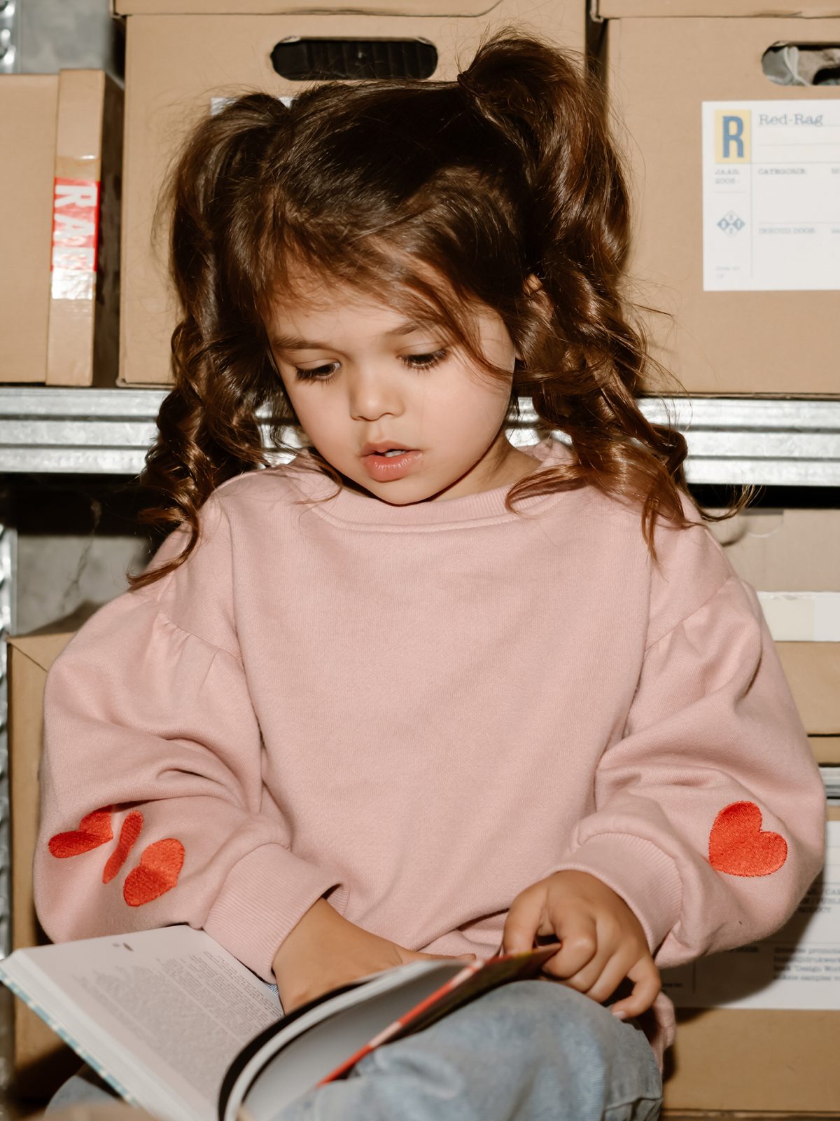 Daily Seven - Sweater Heart Embroidery - Afbeelding 2