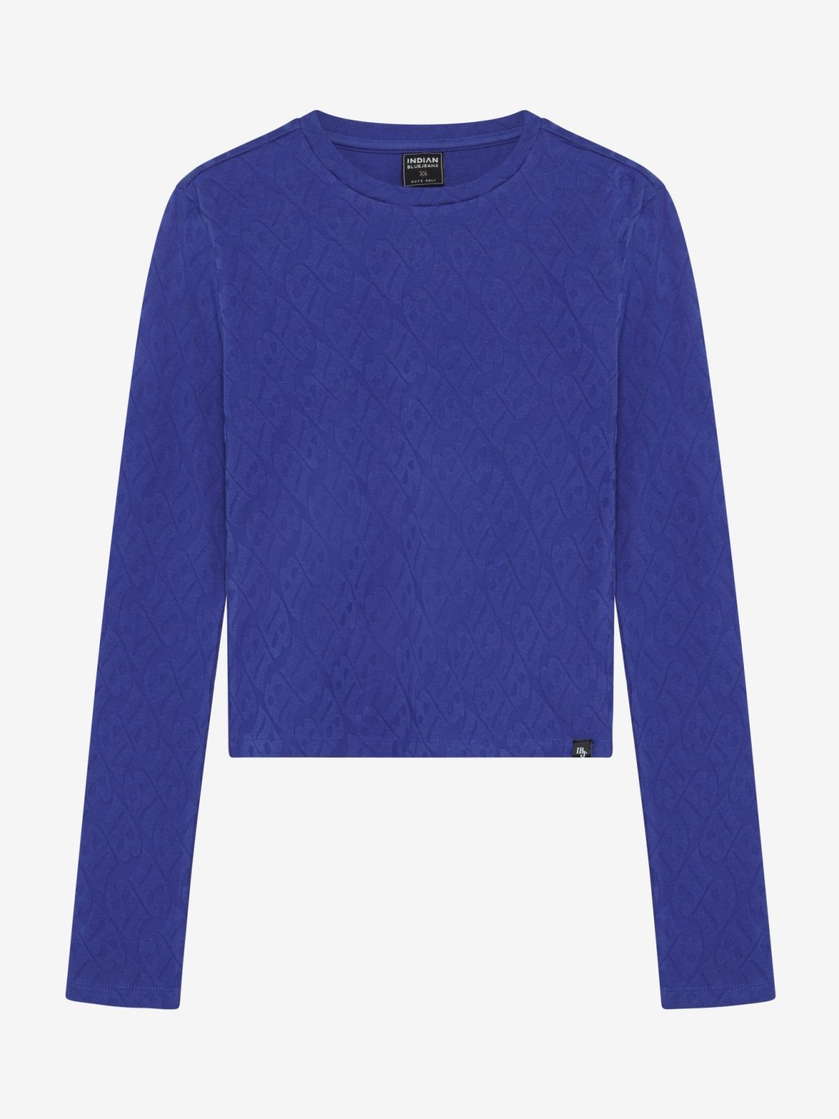 Indian Blue Jeans - Longsleeve  Logo Jaquard