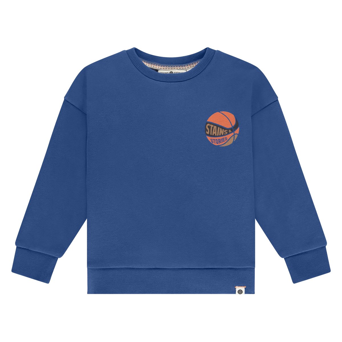 Stains & Stories - boys sweatshirt blue