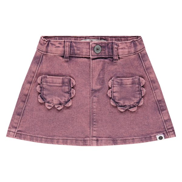 Stains & Stories - girls colored denim skirt