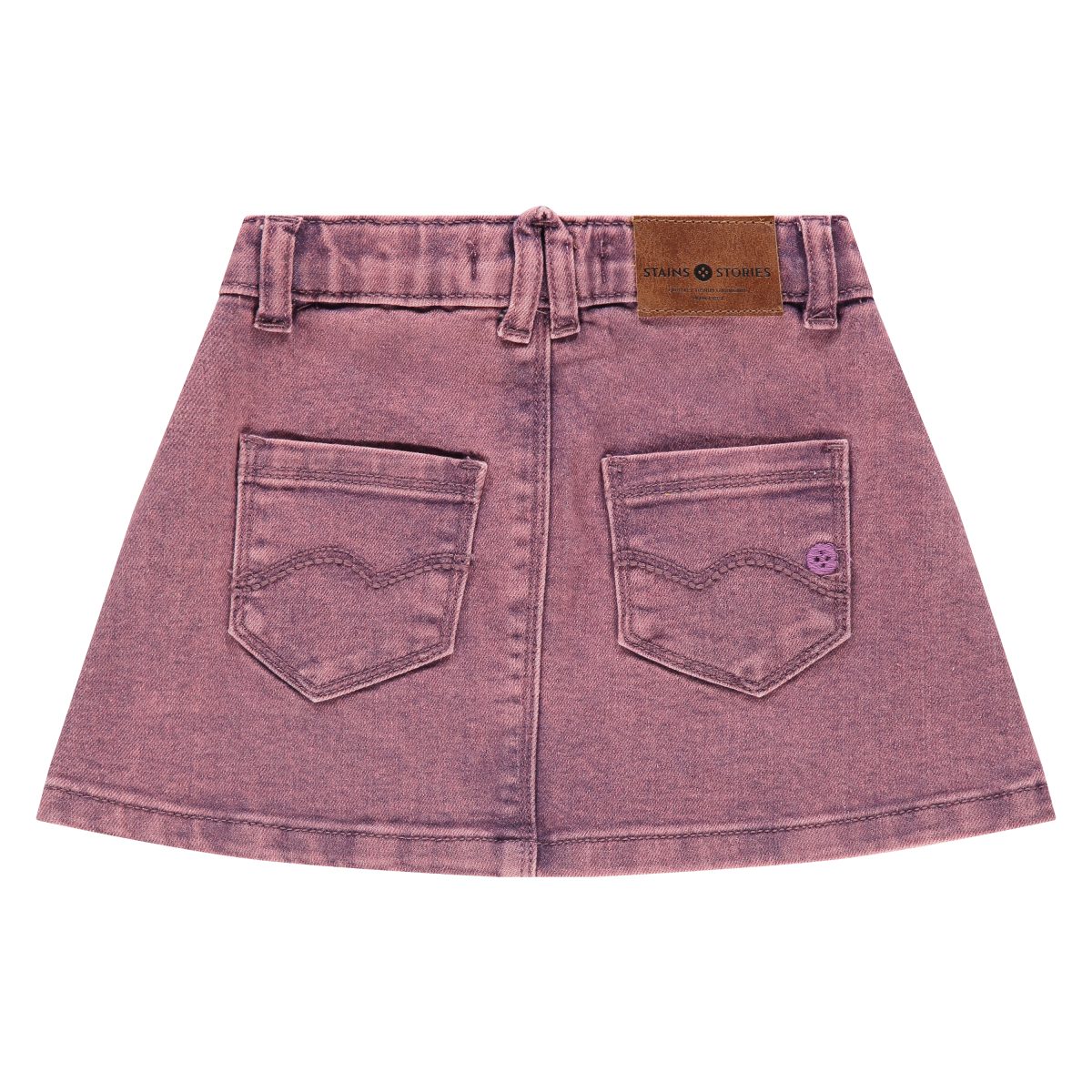 Stains & Stories - girls colored denim skirt - Afbeelding 3