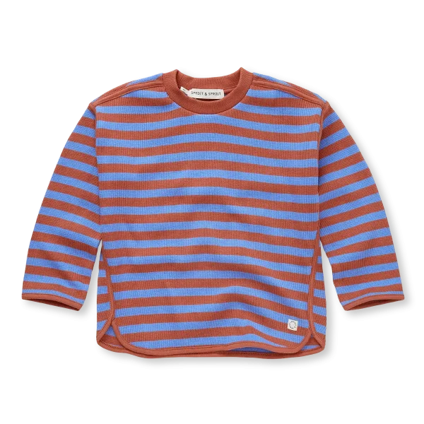 Sproet & Sprout - Sweatshirt waffle stripes
