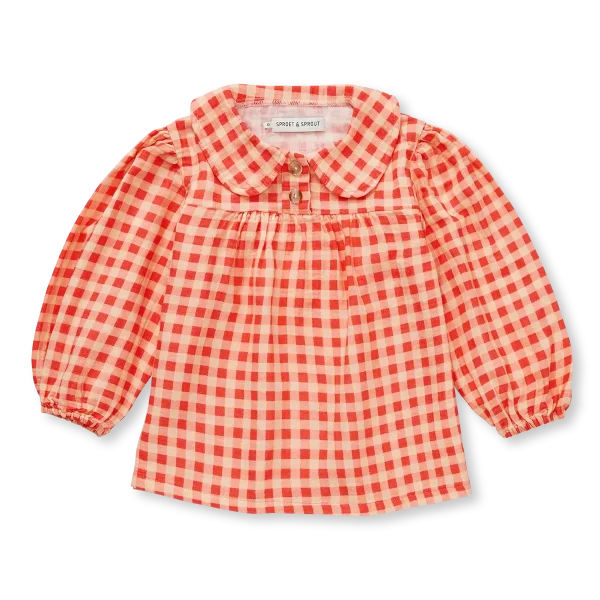 Sproet & Sprout - Girls check blouse