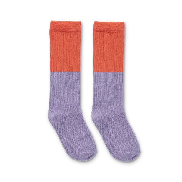 Sproet & Sprout - Socks colourblock grenadine