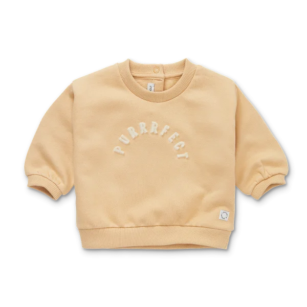 Sproet & Sprout - Baby sweatshirt purrrfect
