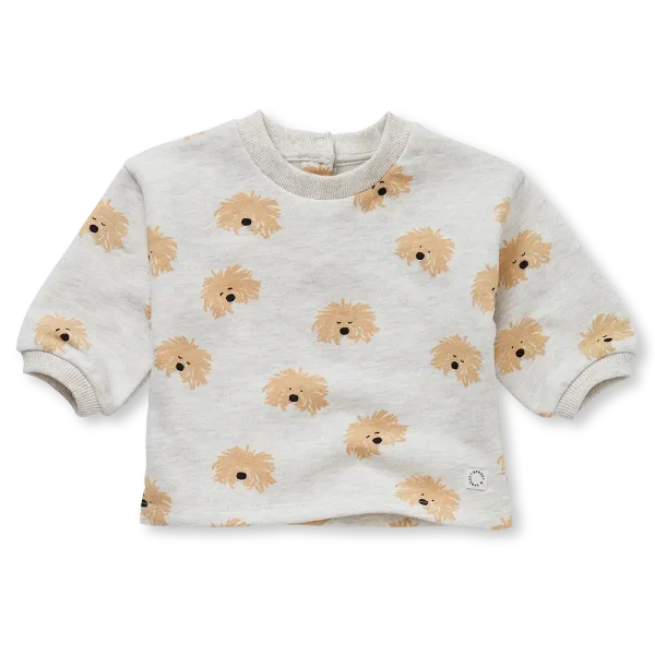 Sproet & Sprout - Baby sweatshirt dog print