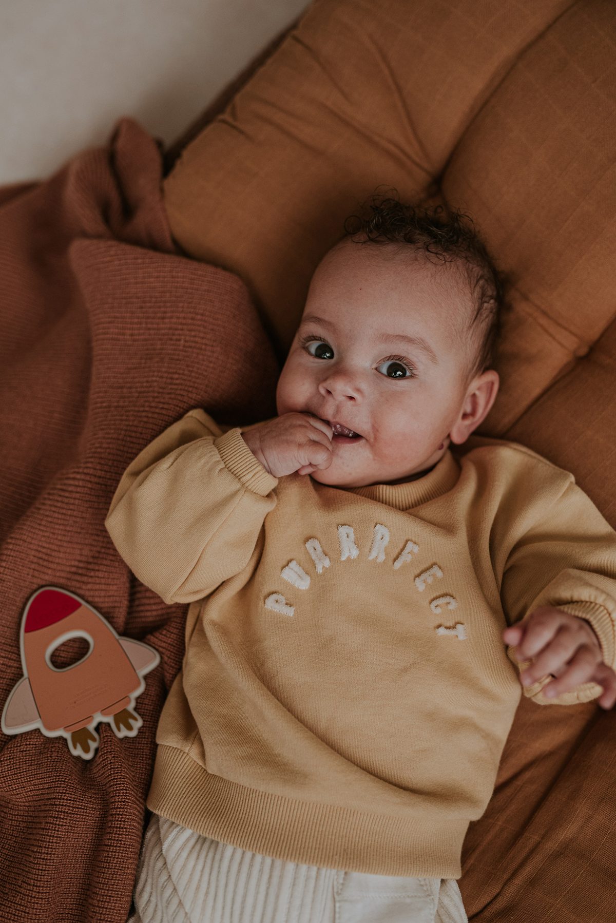 Sproet & Sprout - Baby sweatshirt purrrfect - Afbeelding 2