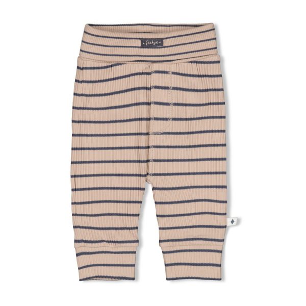 Feetje - Broek rib met streep - Narwal